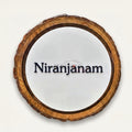 Round Wood Name Plate with Natural Edge Frame – Premium Custom Outdoor Sign