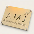 Premium Metal Name Plate for Offices & Studios – Laser Cut Professional Signage