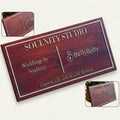 Premium Teak Wood Business Name Plate – Custom Commercial Signage