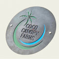 Custom Metal Logo Sign with Acrylic Inlay – Premium Business Signage